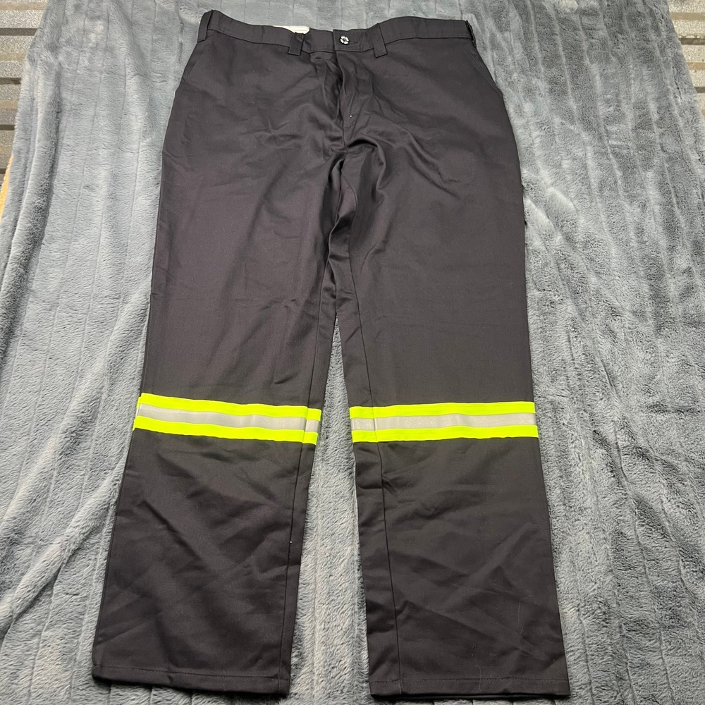Big Bill RT1900 Welders Work Pants Navy Reflective Trim 42x32 Made in Canada
